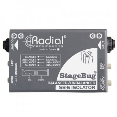 江苏Radial,SB-6,线路电平信号隔离变压器DI直插盒,立体声隔离器,DI盒,无源隔离变压器