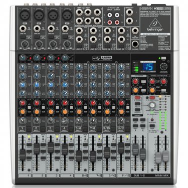 江苏百灵达 Behringer X1622USB 模拟调音台 USB声卡调音台 直播K歌调音台