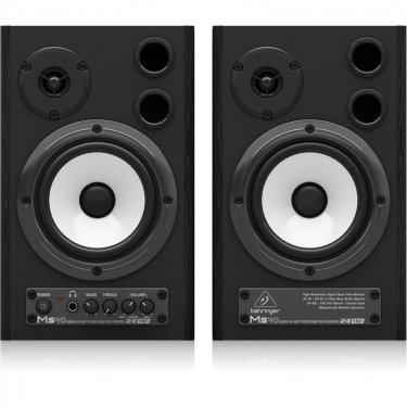 江苏百灵达 Behringer MS40 有源音箱 4寸有源监听扬声器 录音室音箱 多媒体音箱