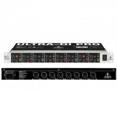 江苏百灵达 Behringer DI800 V2 八路DI盒 线路型号DI盒 非平衡信号转平衡信号 多功能ID盒