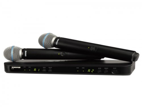 江苏Shure麦克风 舒尔麦克风 BLX288/B58 一拖二手持无线麦克风 